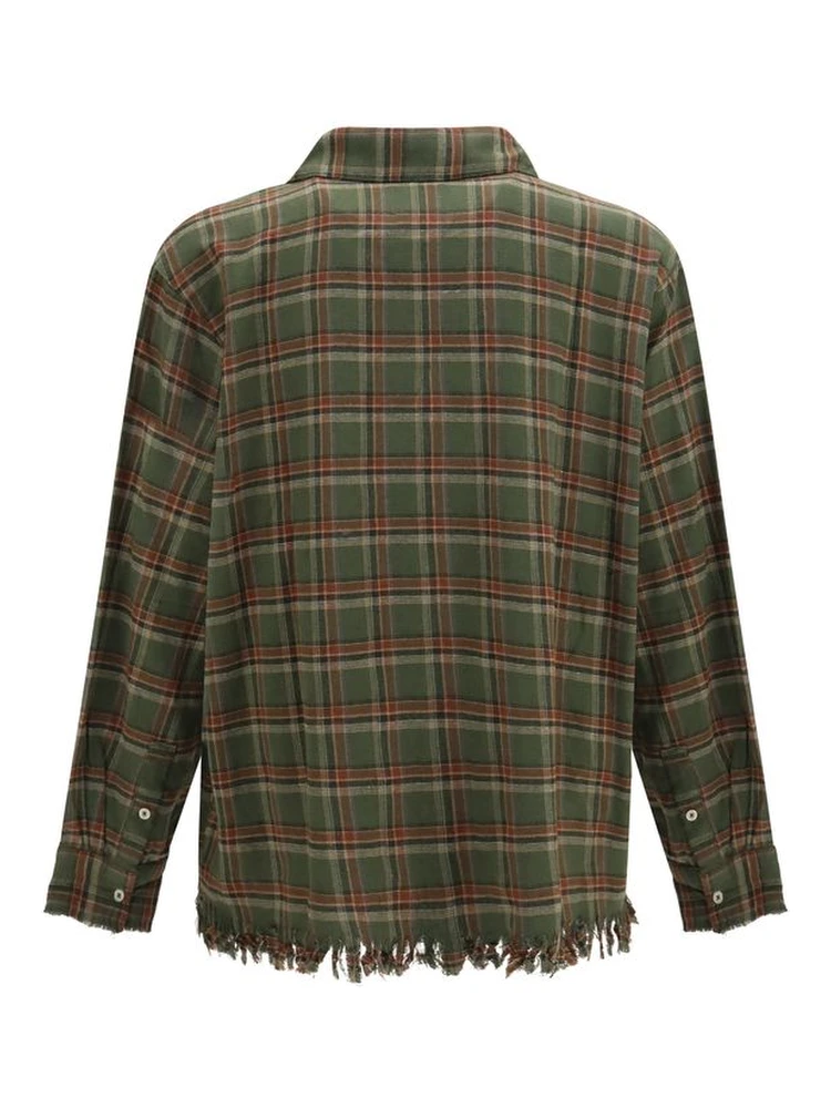 Bicolor Cotton Pattern Shirt alternative