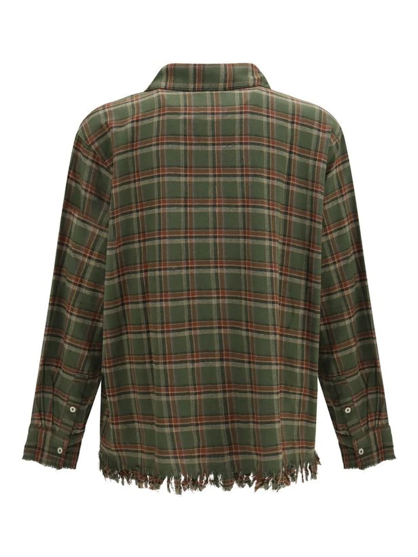 Bicolor Cotton Pattern Shirt