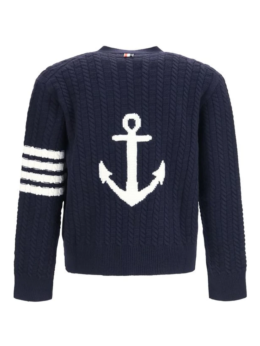 Blue Wool Oves Aries Cardigan