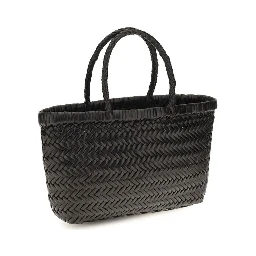 Black Calf Leather Bos Taurus Handbag
