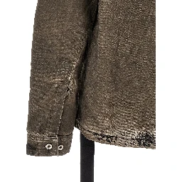 Gray Cotton Denim Jacket