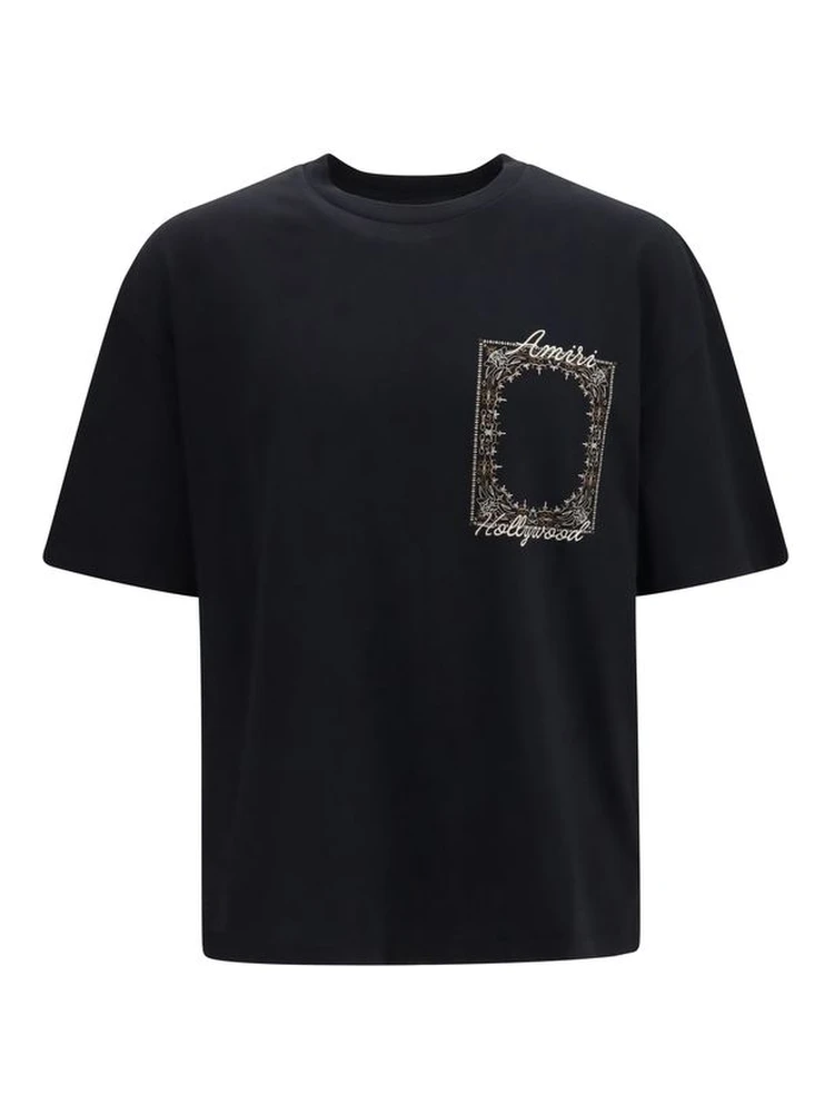 Black Cotton T-Shirt
