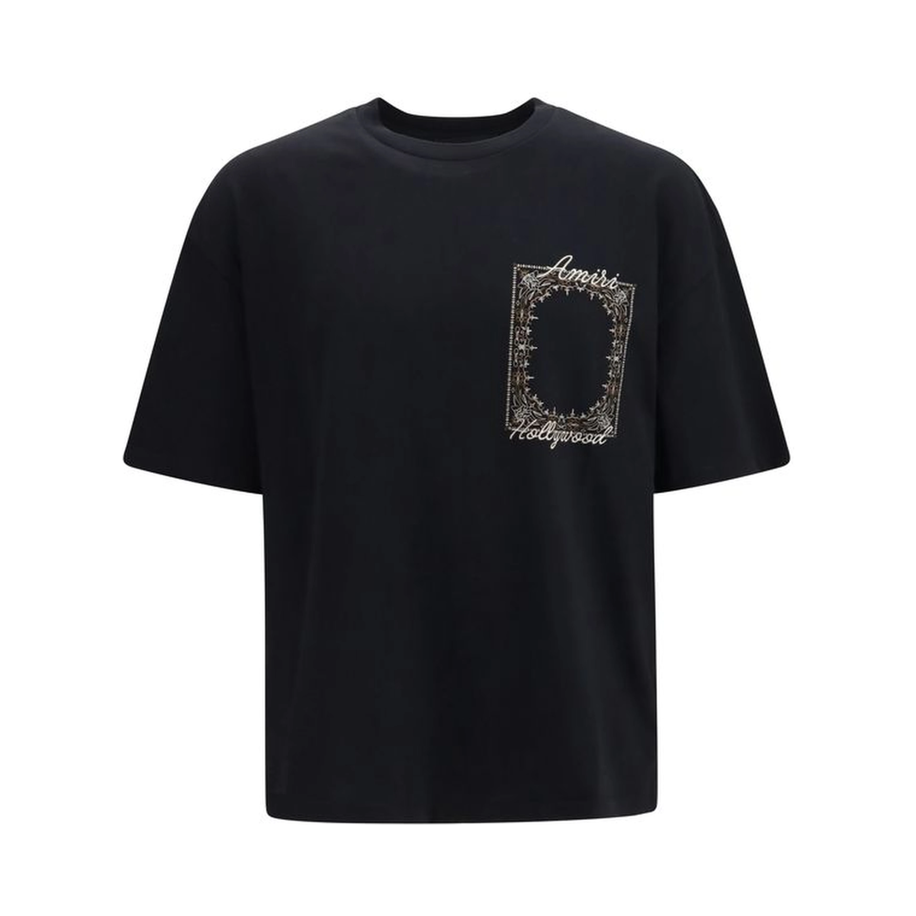 Black Cotton T-Shirt