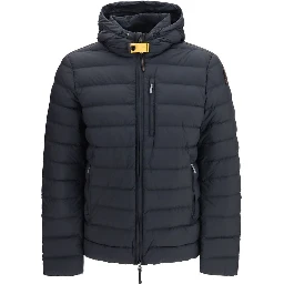 Black Polyamide Full-Length Jacket