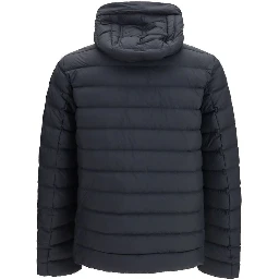 Black Polyamide Full-Length Jacket