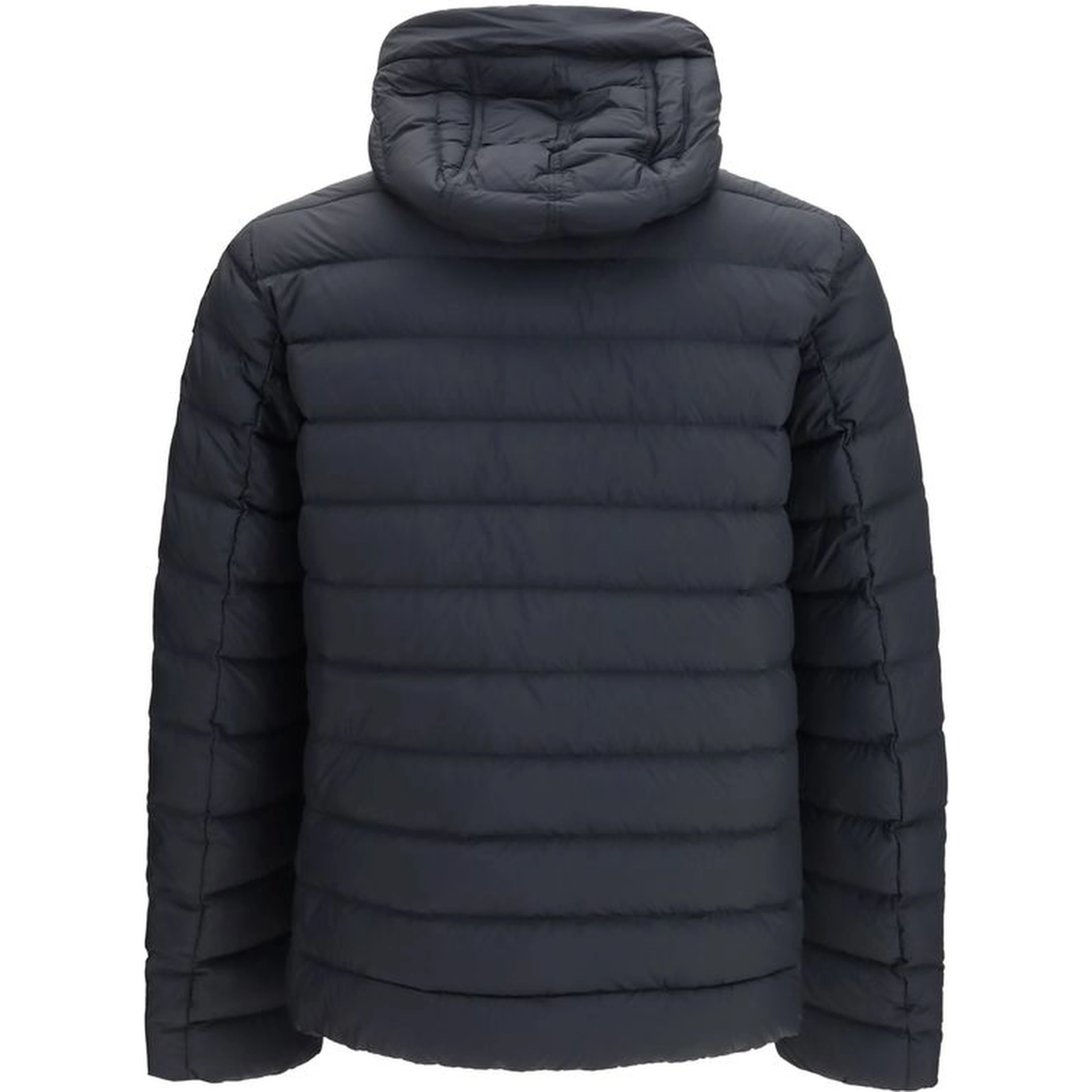 Black Polyamide Full-Length Jacket