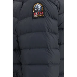 Black Polyamide Full-Length Jacket