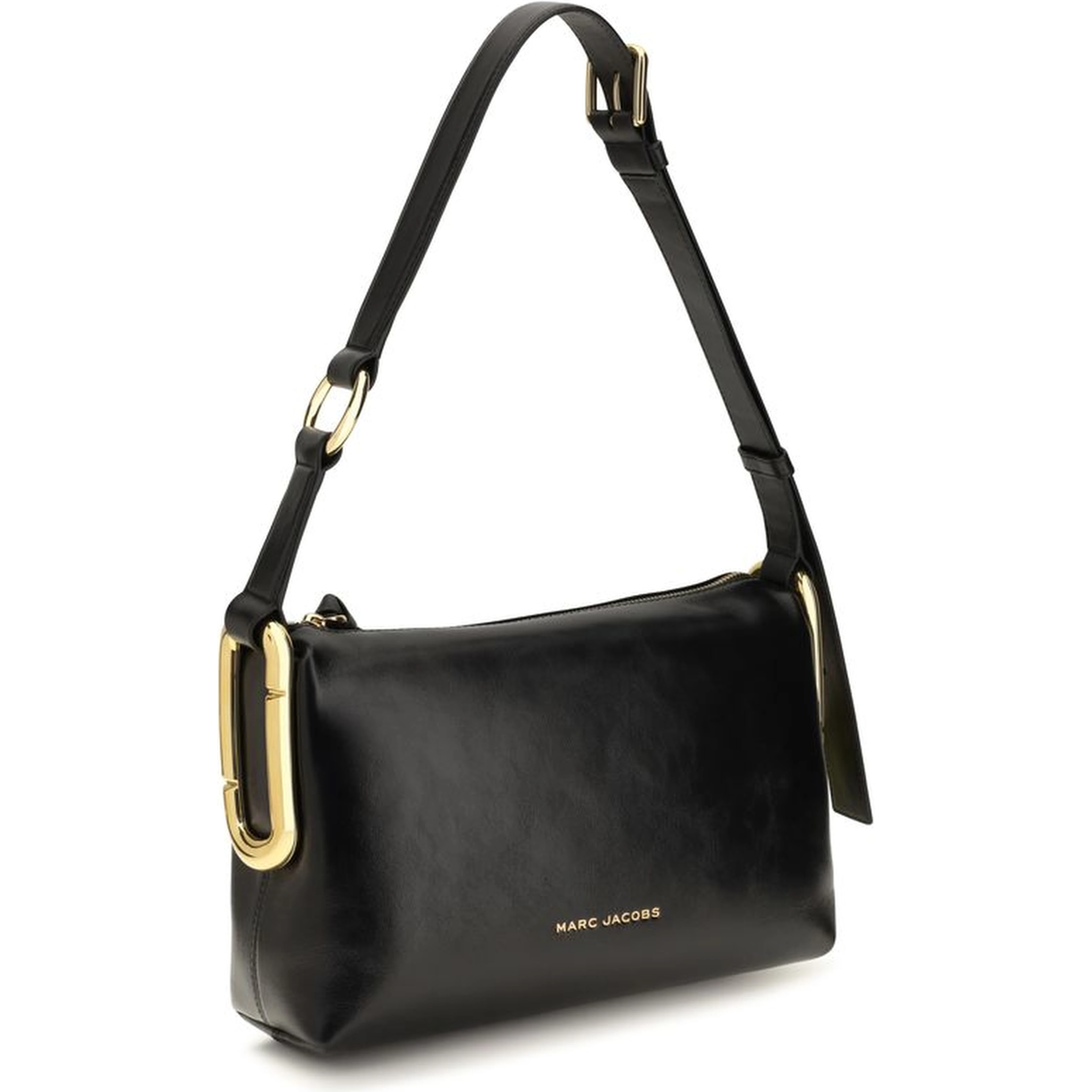 Black Calf Leather Bos Taurus Shoulder Bag