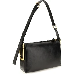 Black Calf Leather Bos Taurus Shoulder Bag