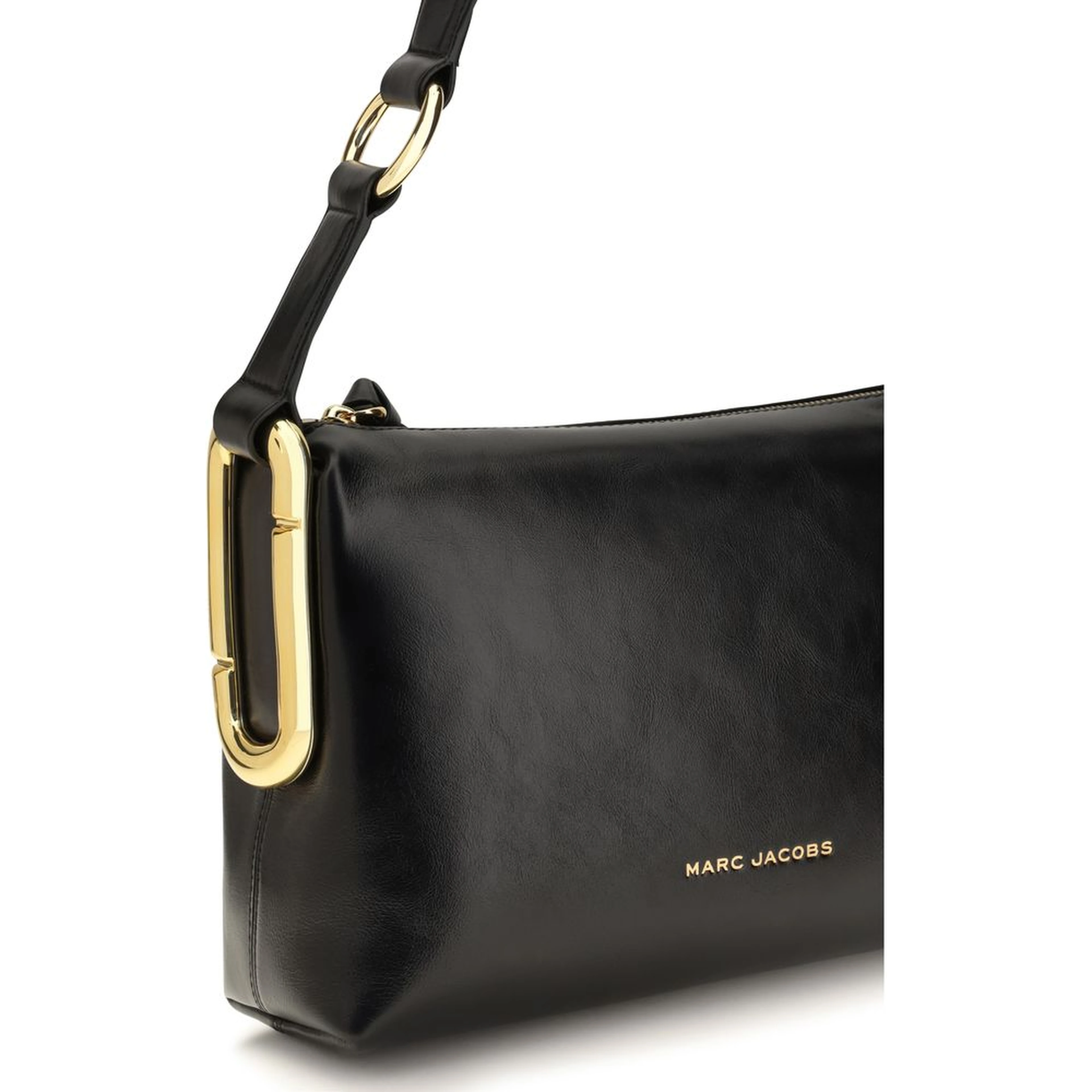 Black Calf Leather Bos Taurus Shoulder Bag