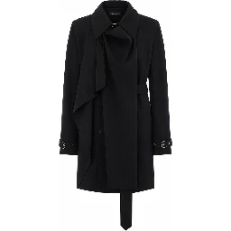 Ann Demeulemeester Coats Black