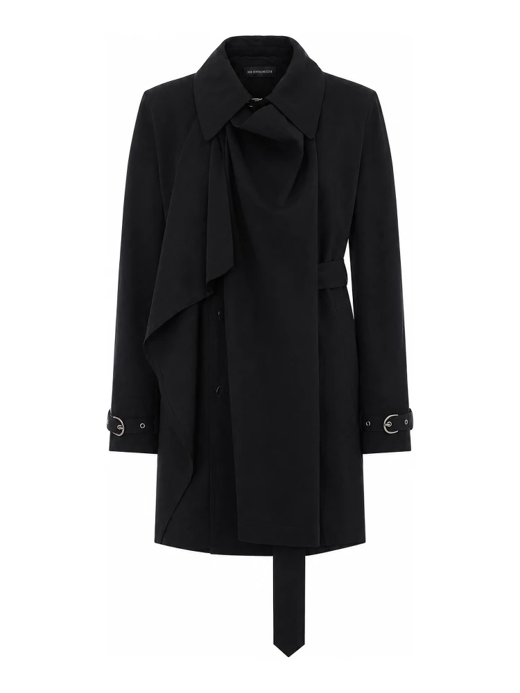 Ann Demeulemeester Coats Black