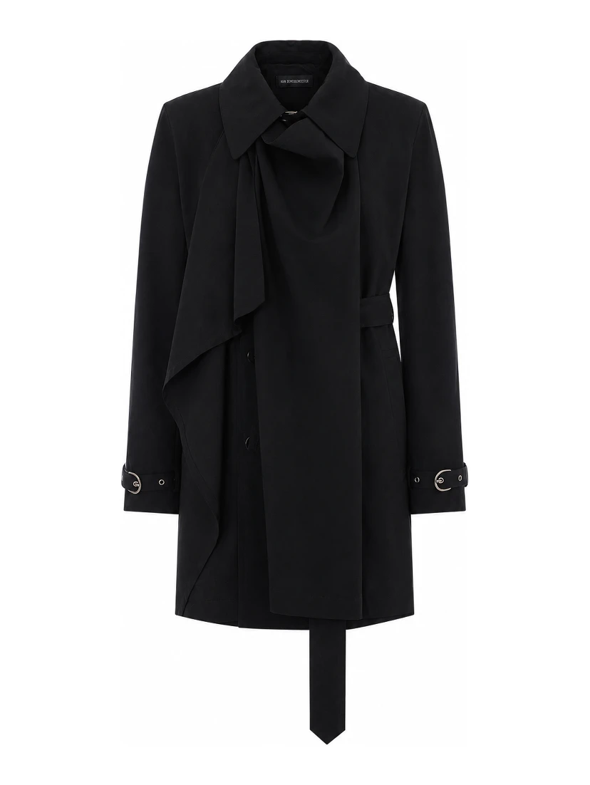 Ann Demeulemeester Coats Black