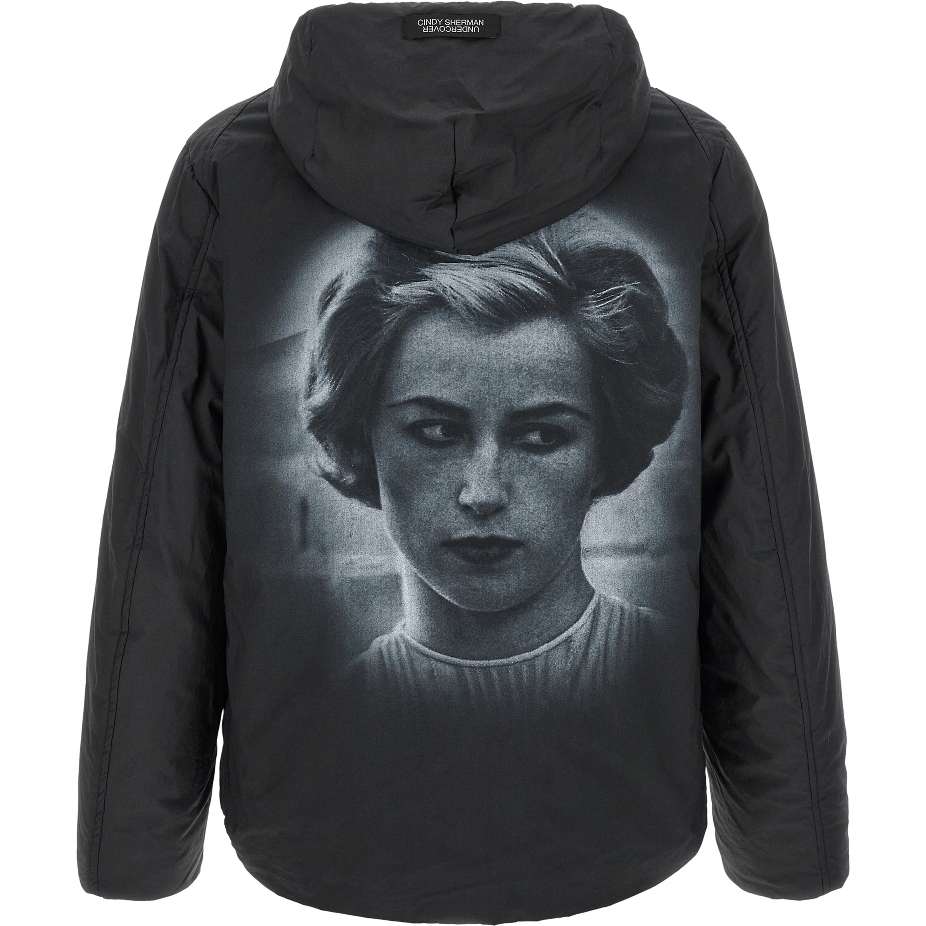 Black Cotton Full-Length Jacket