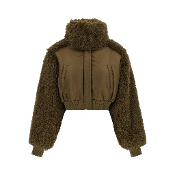 Bicolor Polyester Bomber