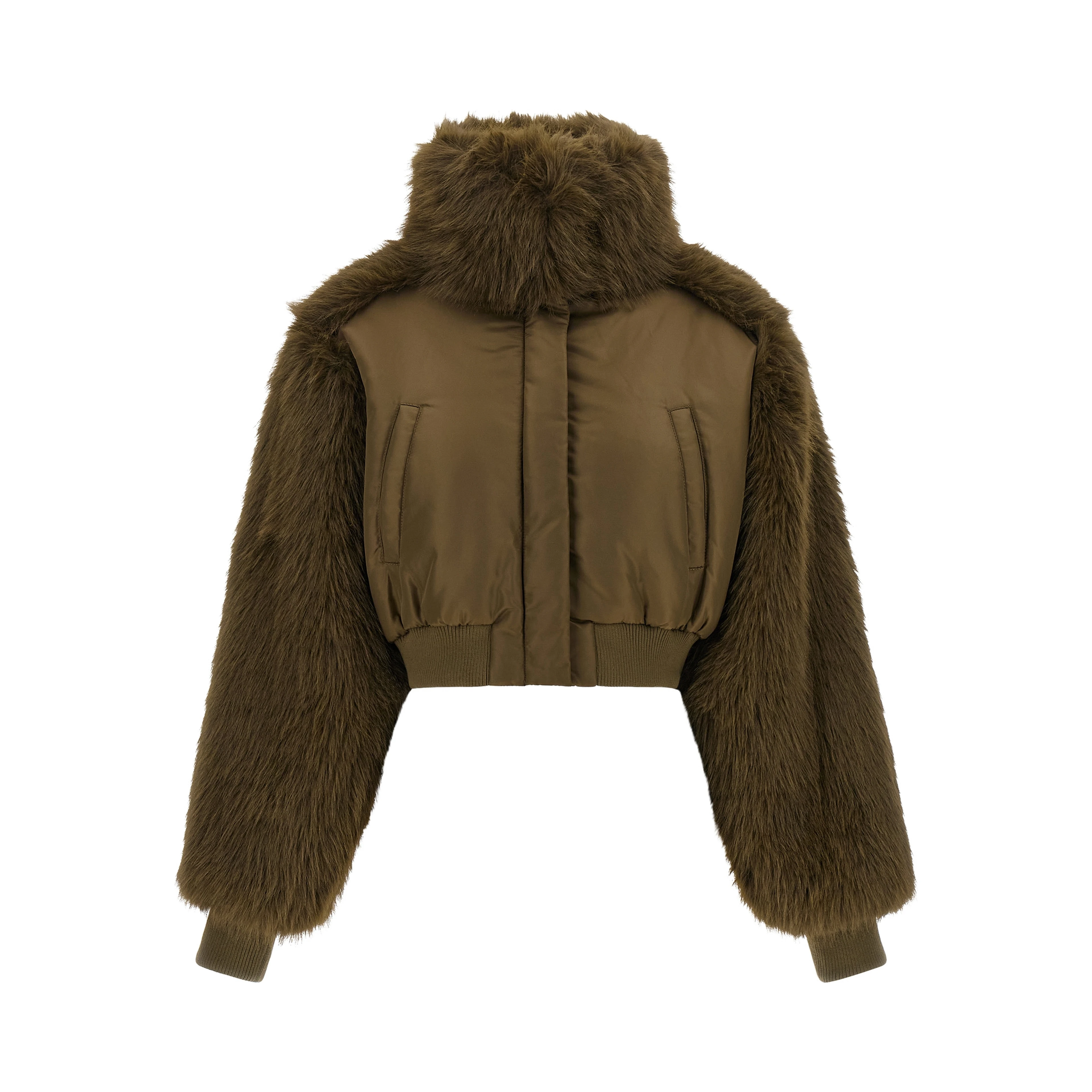 Bicolor Polyester Bomber