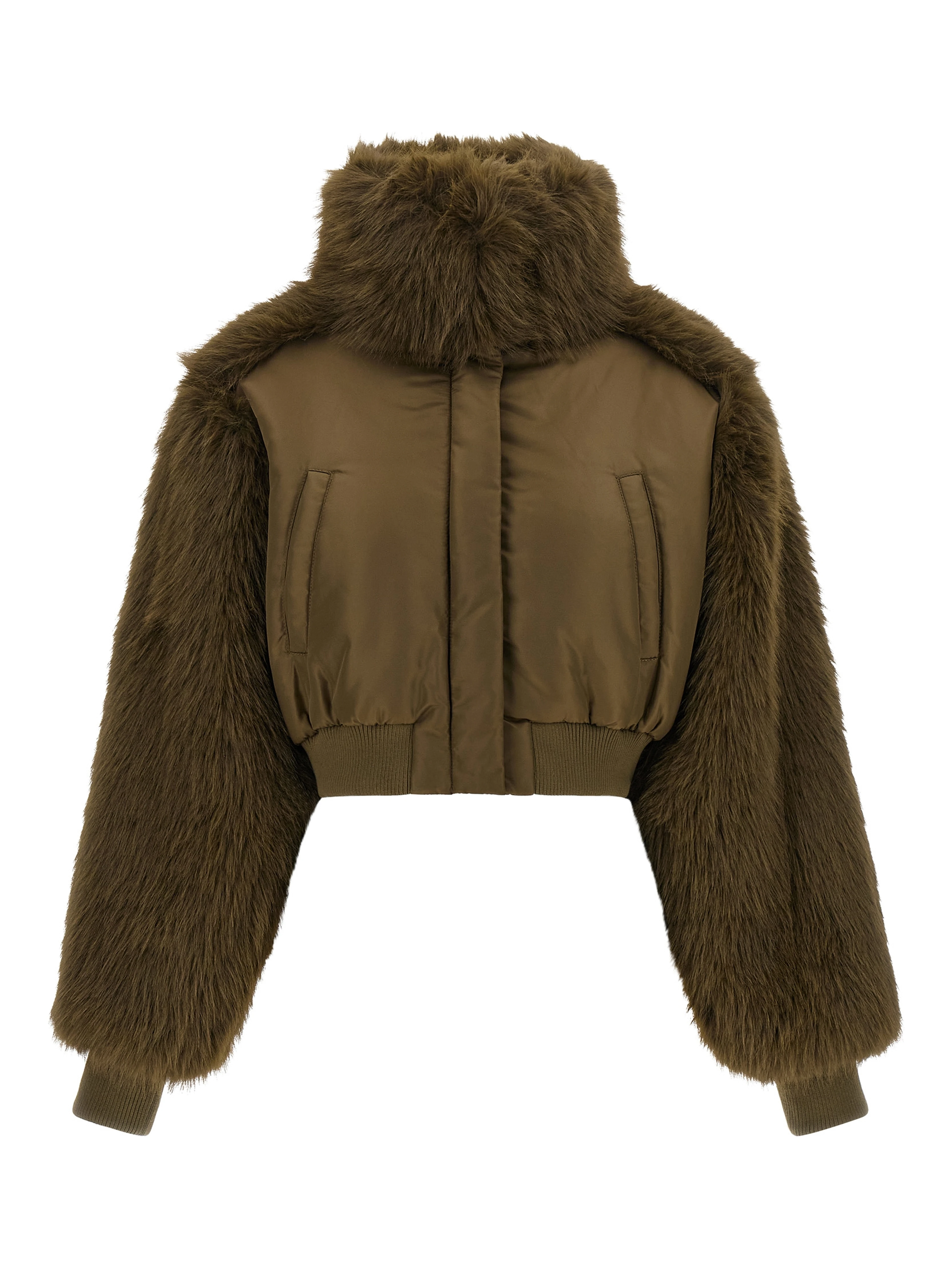 Bicolor Polyester Bomber