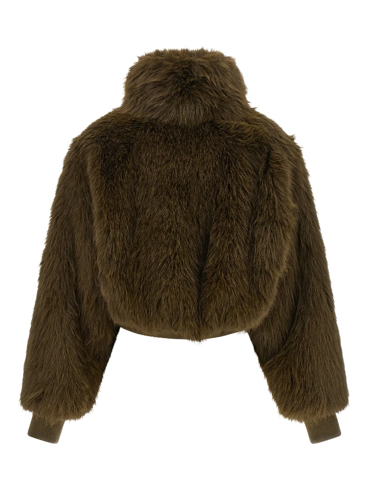 Bicolor Polyester Bomber alternative