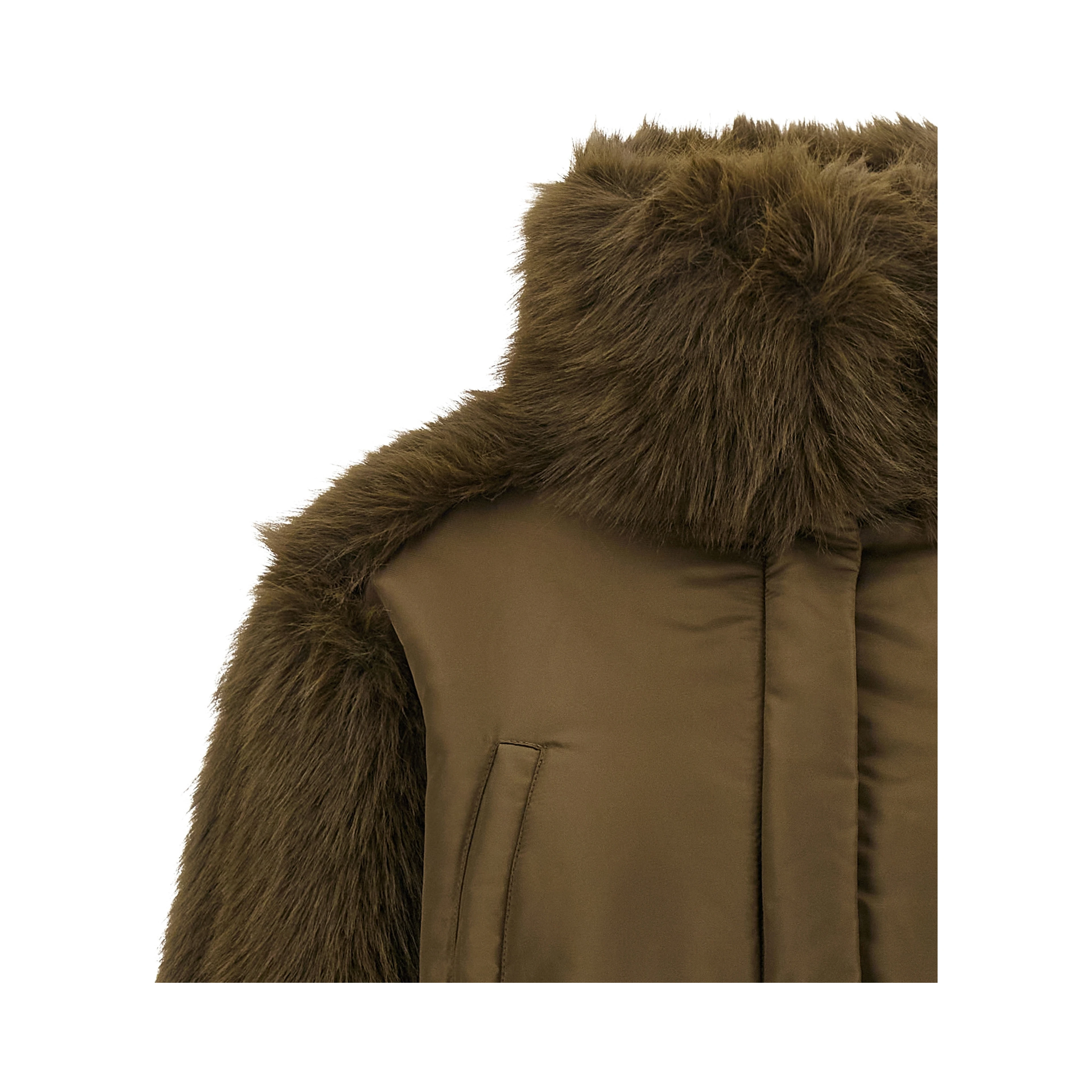 Bicolor Polyester Bomber