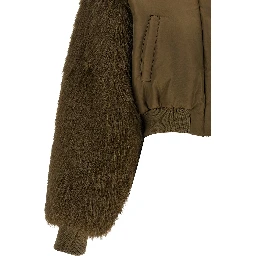 Bicolor Polyester Bomber