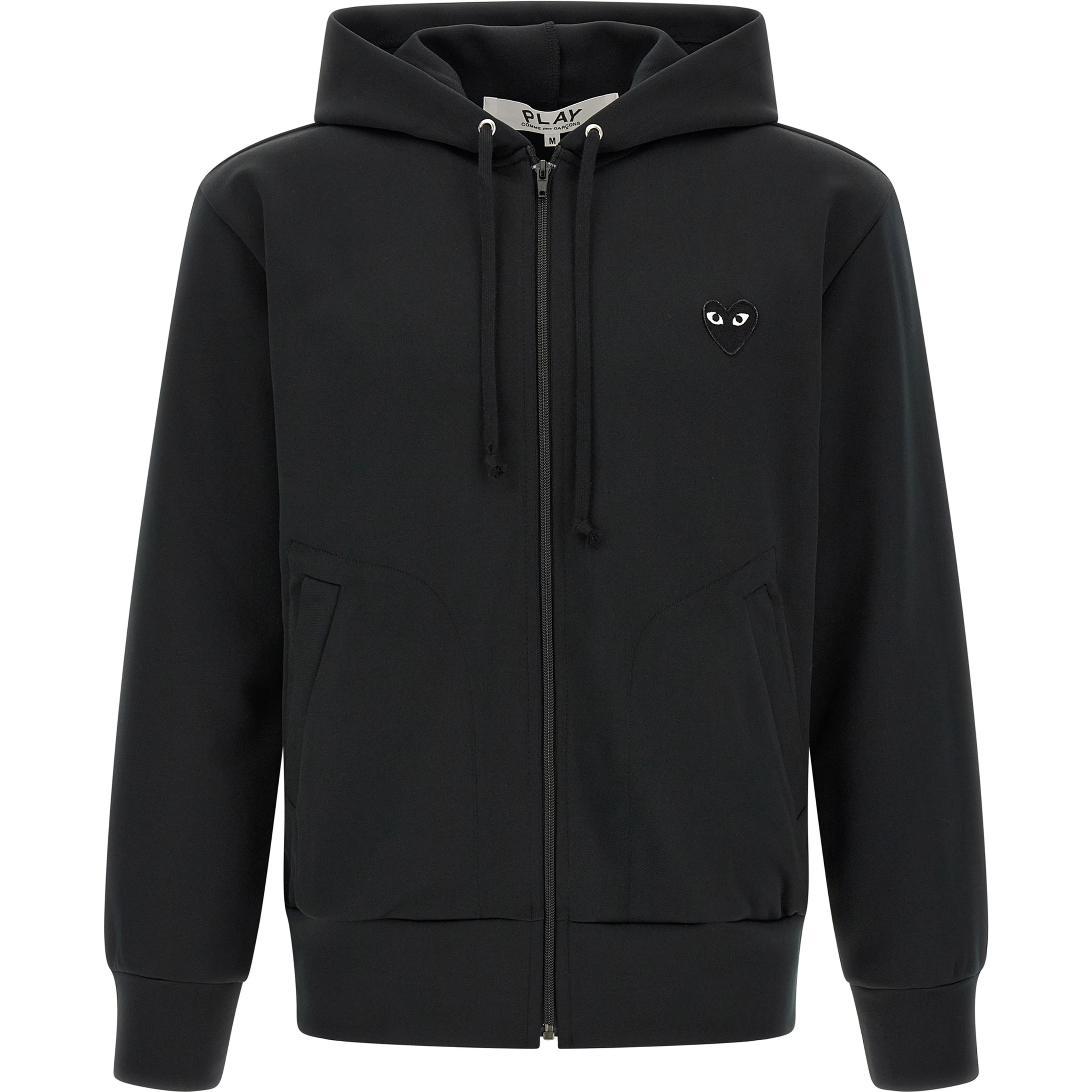 Black Polyester Cardigan