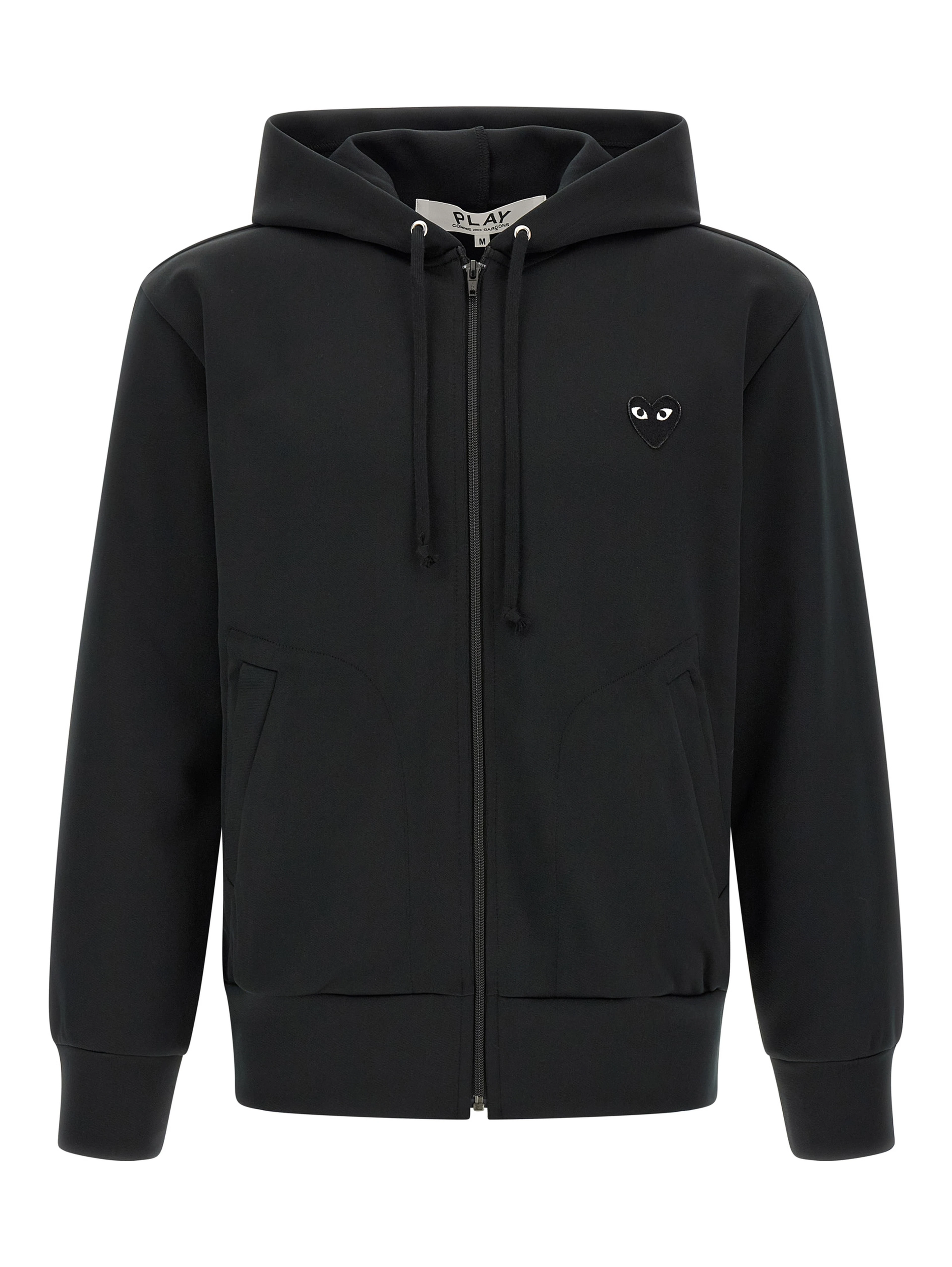Black Polyester Cardigan