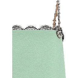 Bicolor Virgin Wool Short Dress