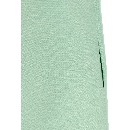 Bicolor Virgin Wool Short Dress