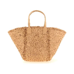 Beige Calfskin Handbag