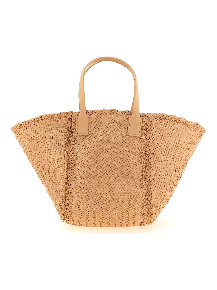 Beige Calfskin Handbag
