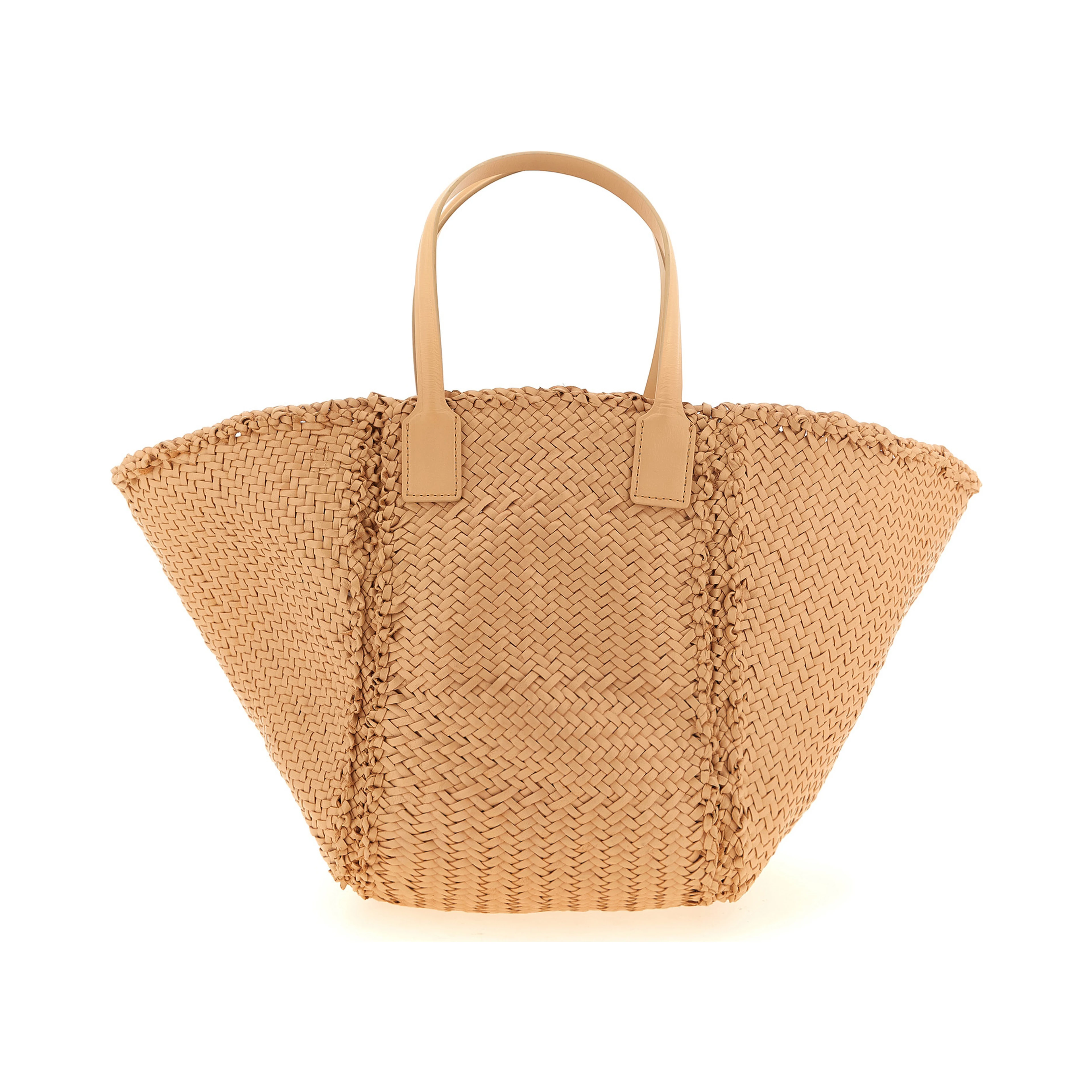 Beige Calfskin Handbag