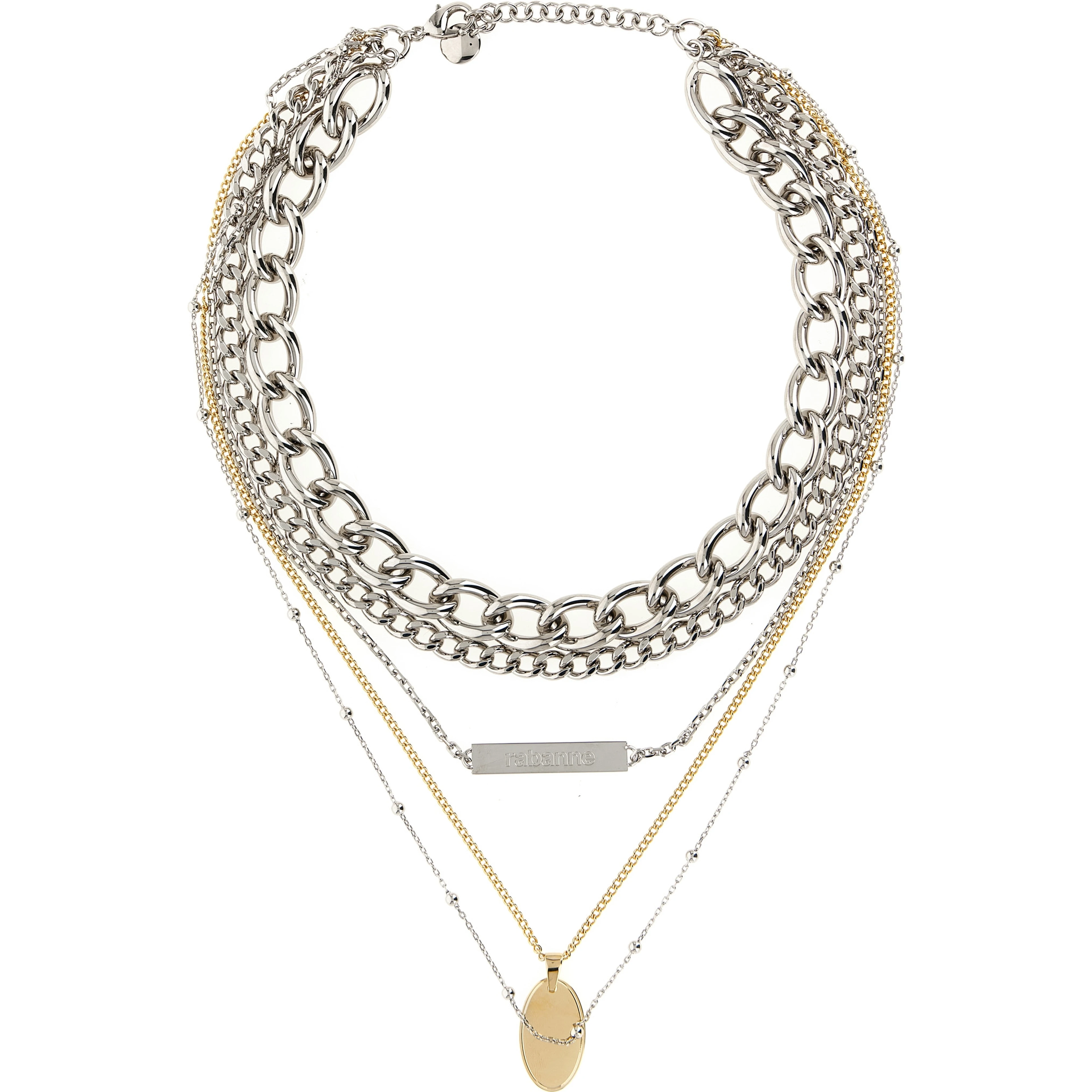 Silver Brass Necklace