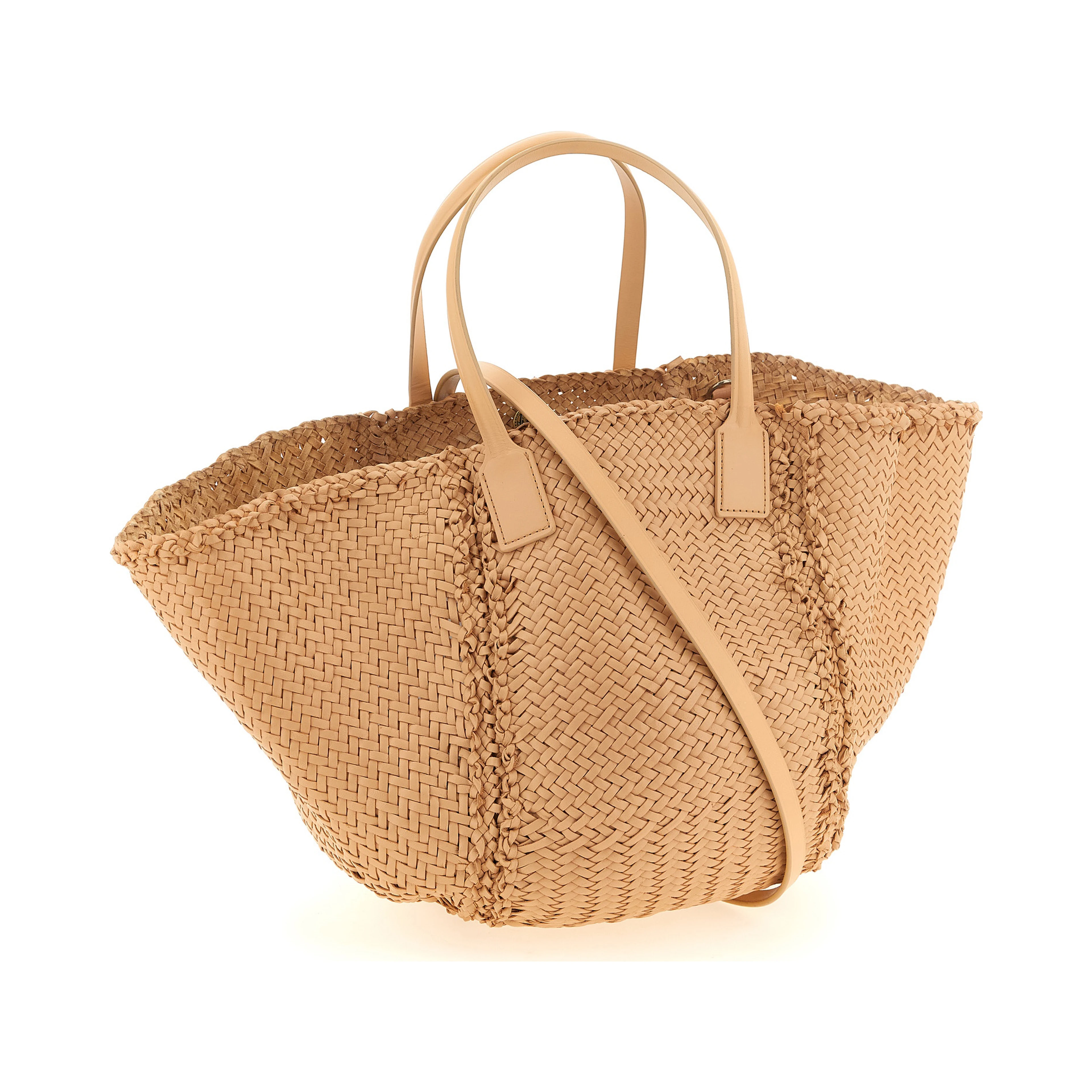 Beige Calfskin Handbag