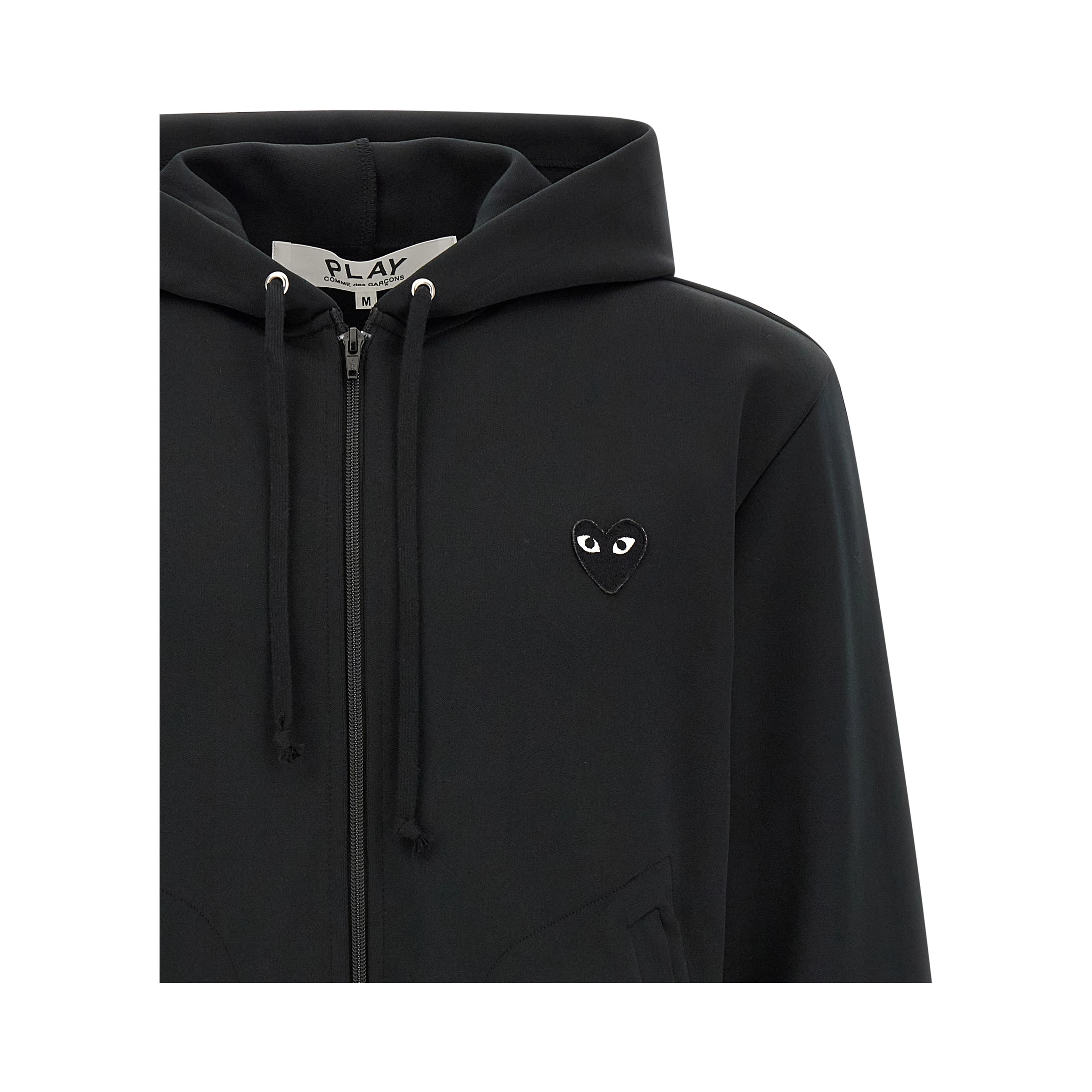 Black Polyester Cardigan