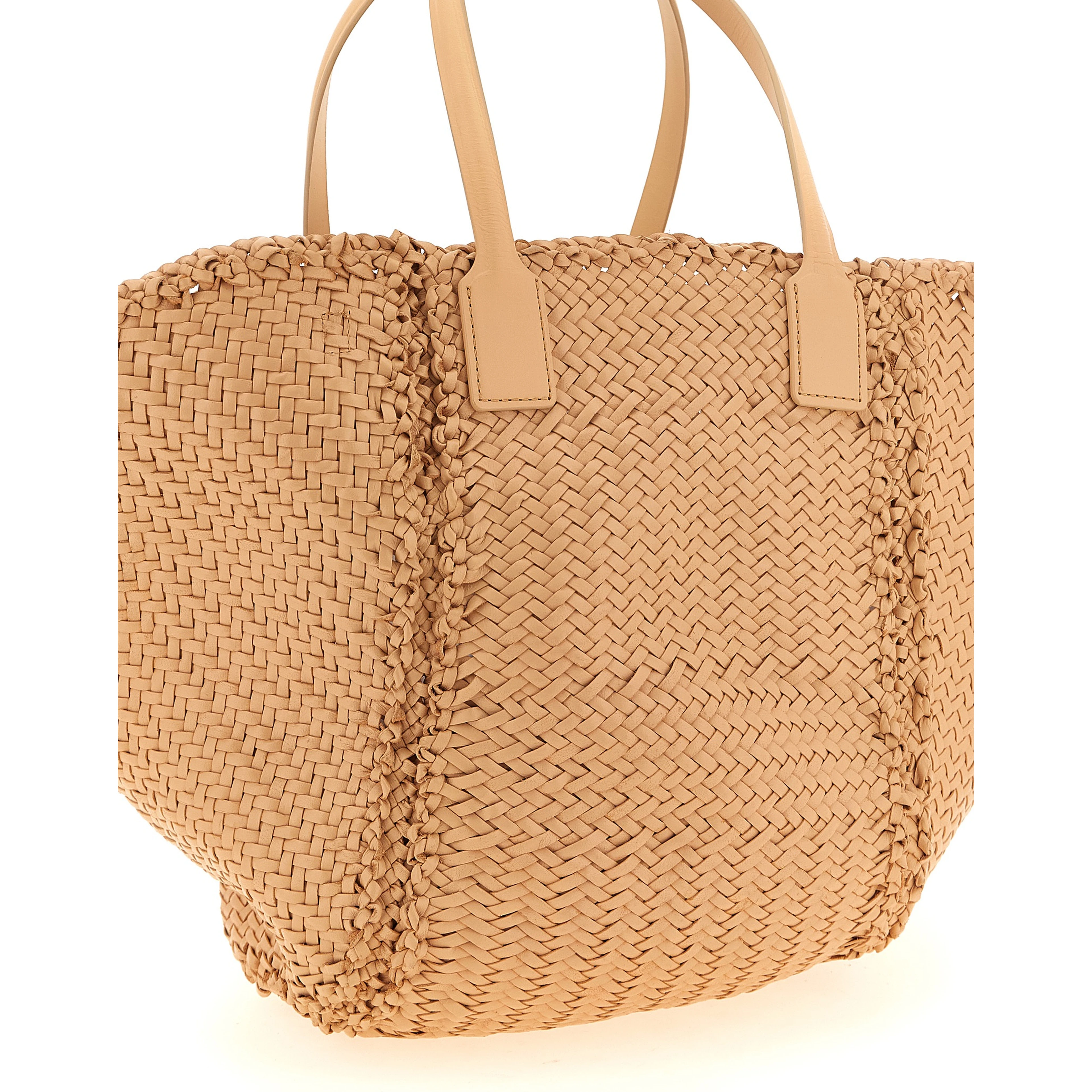 Beige Calfskin Handbag