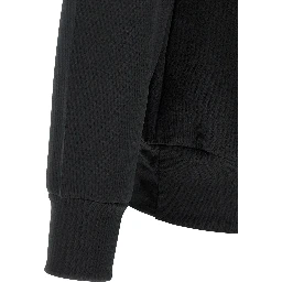 Black Polyester Cardigan