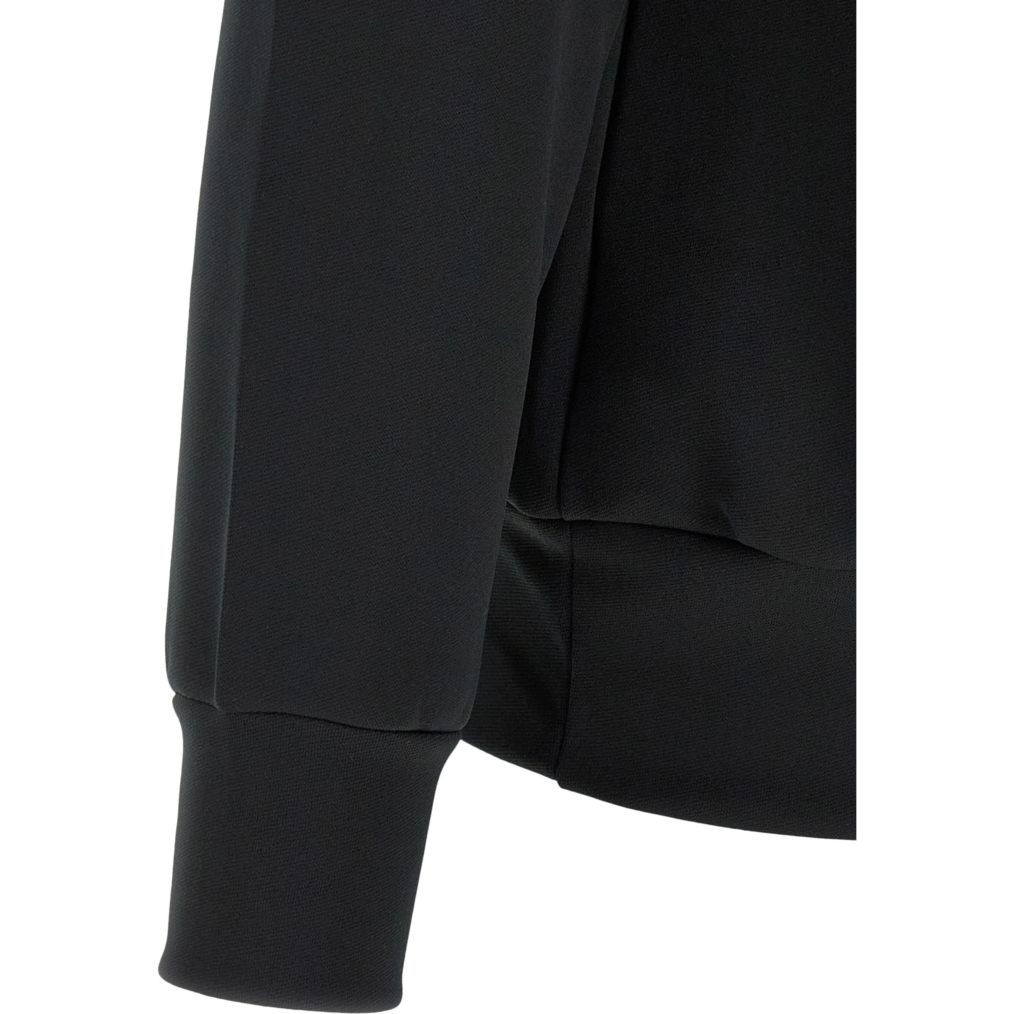 Black Polyester Cardigan