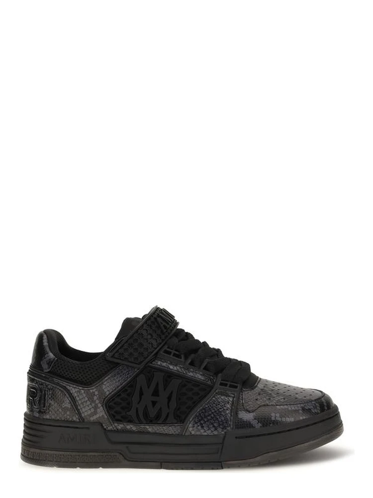 Black Calf Leather Bos Taurus Athletic Sneakers
