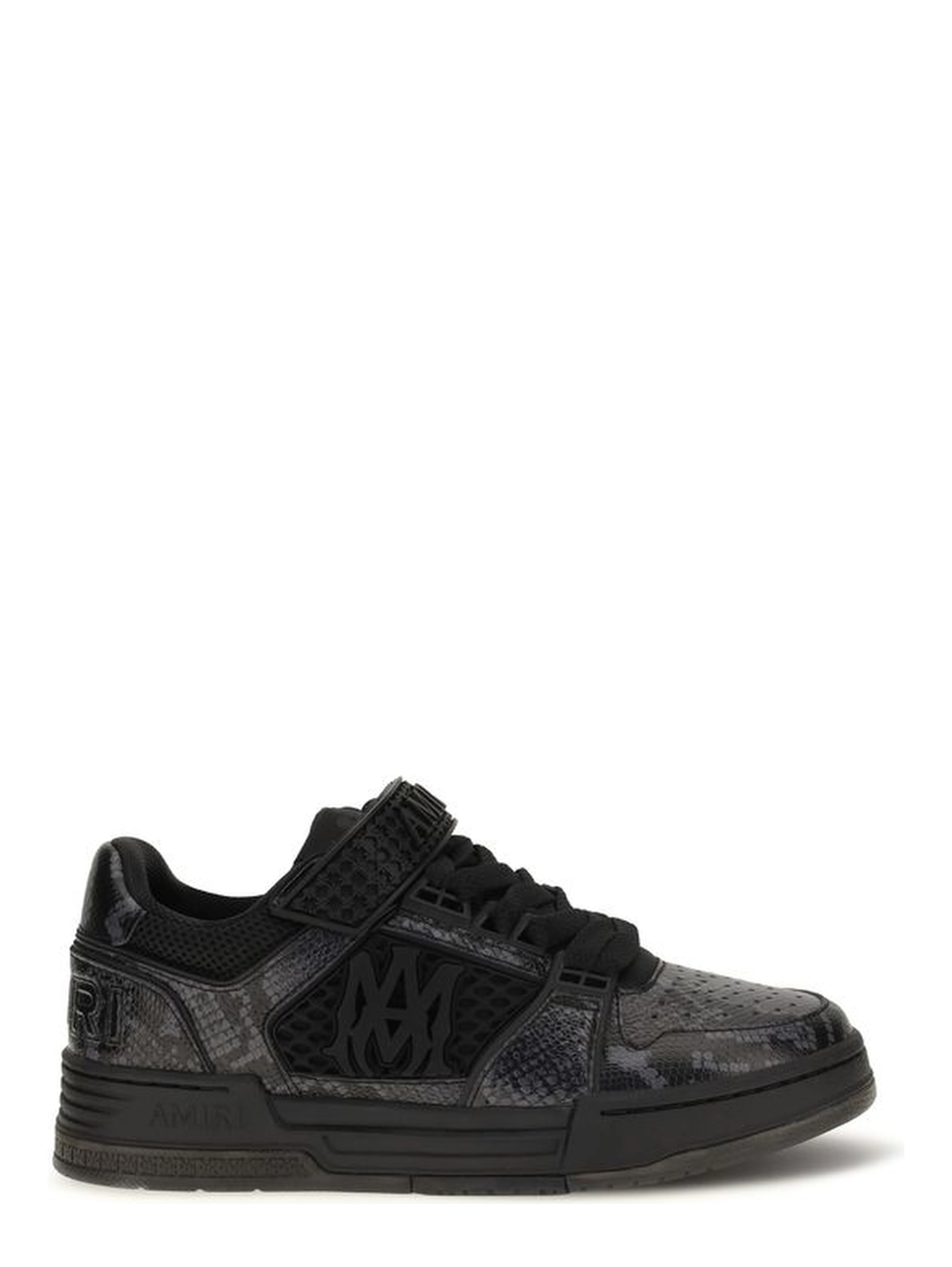Black Calf Leather Bos Taurus Athletic Sneakers