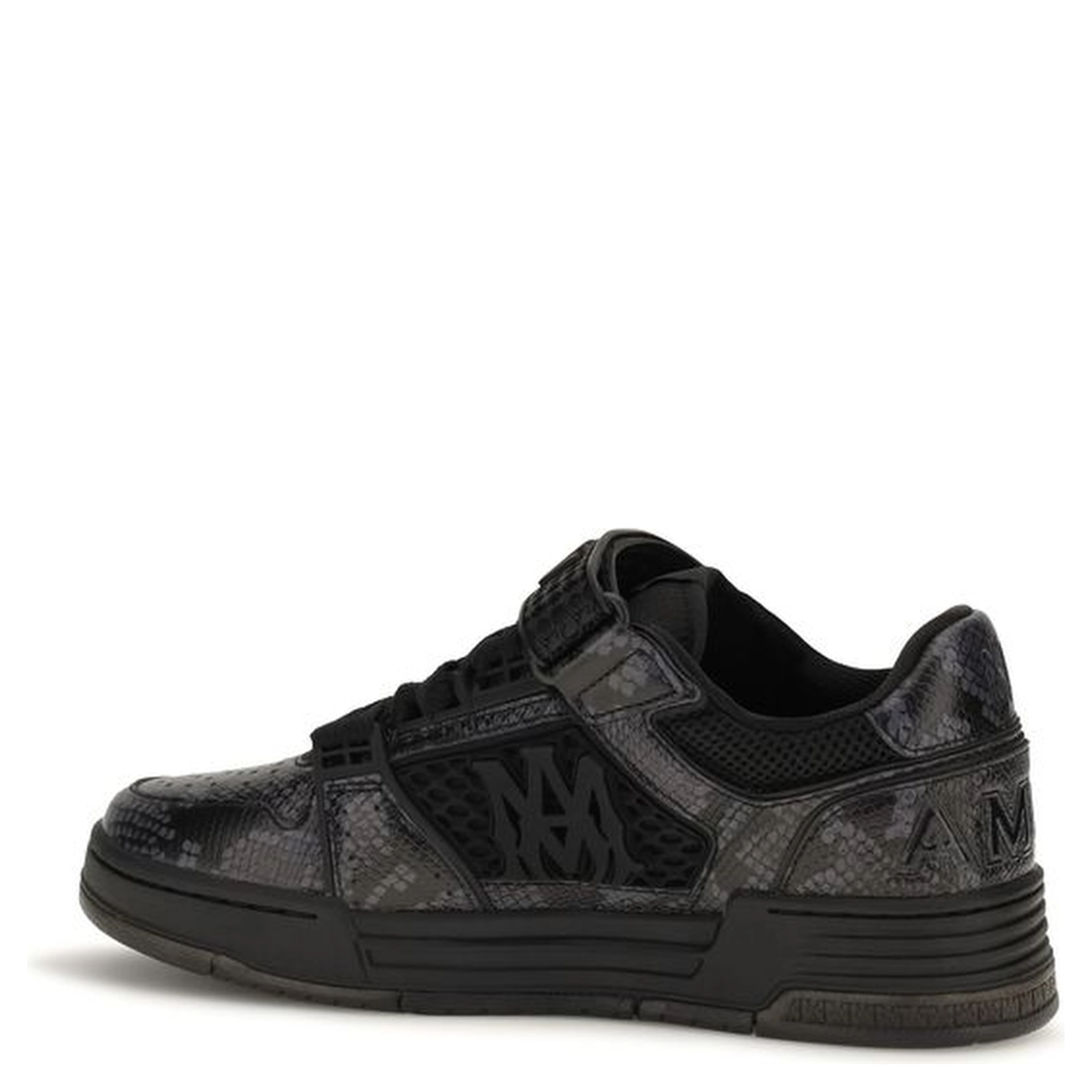 Black Calf Leather Bos Taurus Athletic Sneakers
