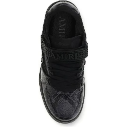 Black Calf Leather Bos Taurus Athletic Sneakers