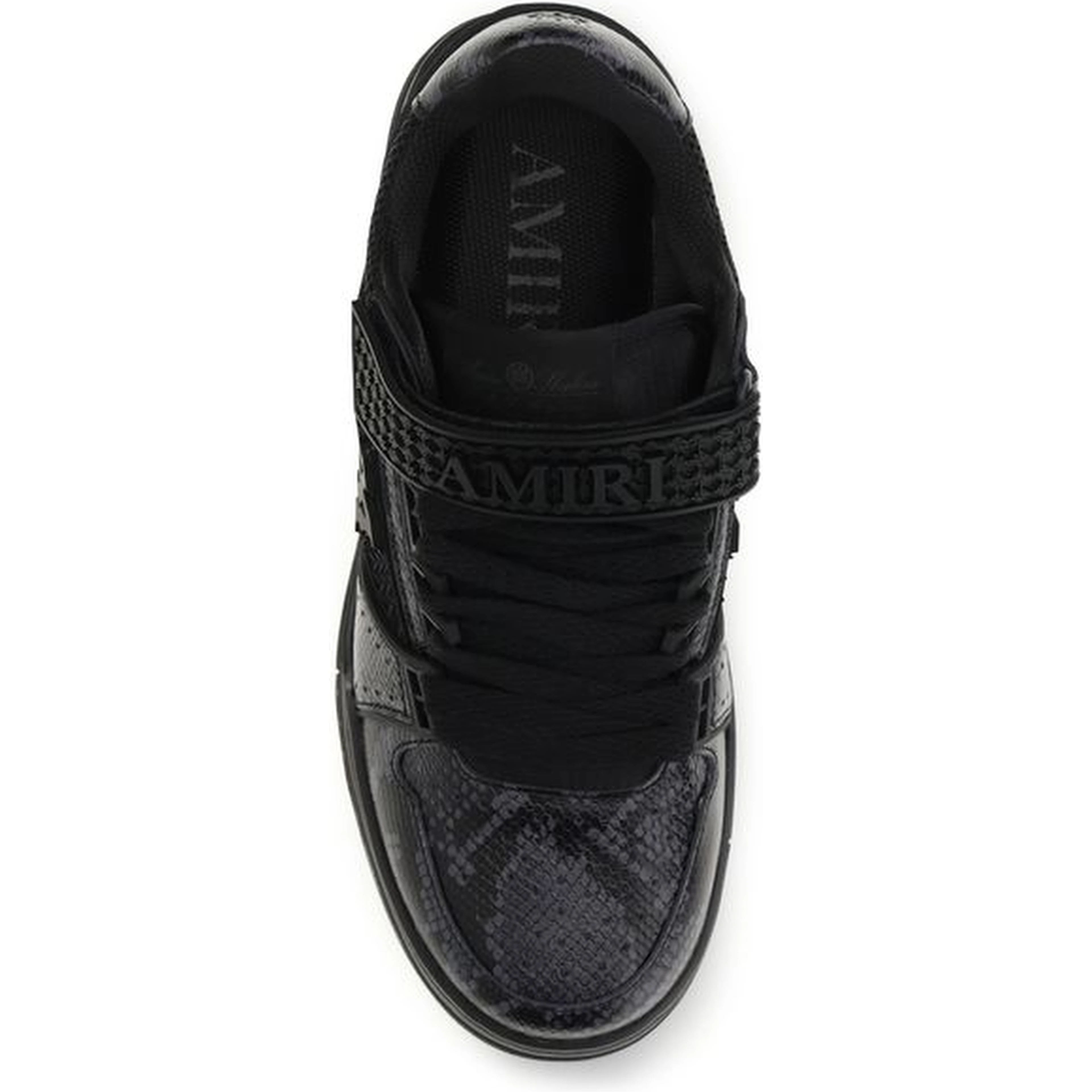 Black Calf Leather Bos Taurus Athletic Sneakers