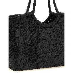 Black Calfskin Shoulder Bag