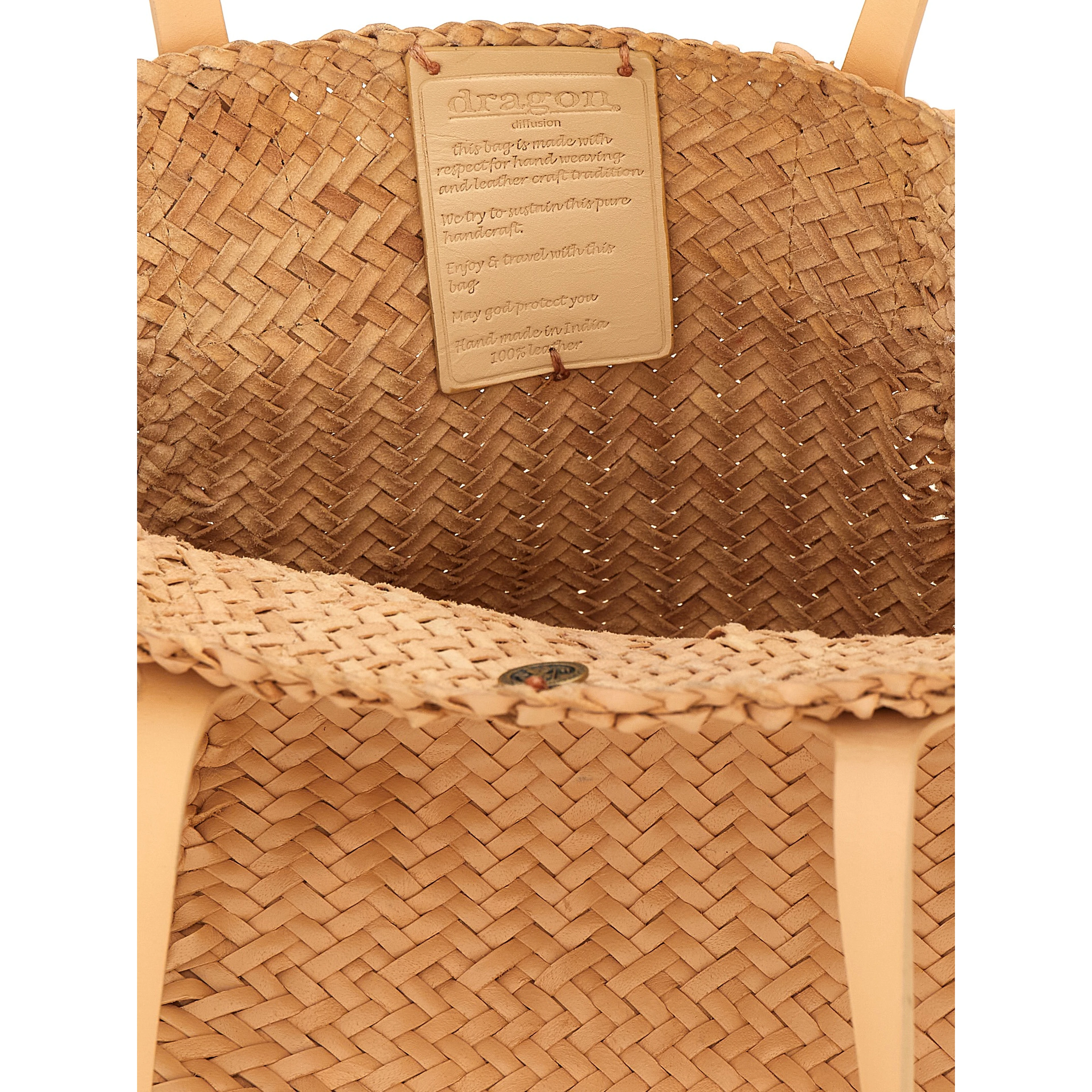 Beige Calfskin Handbag