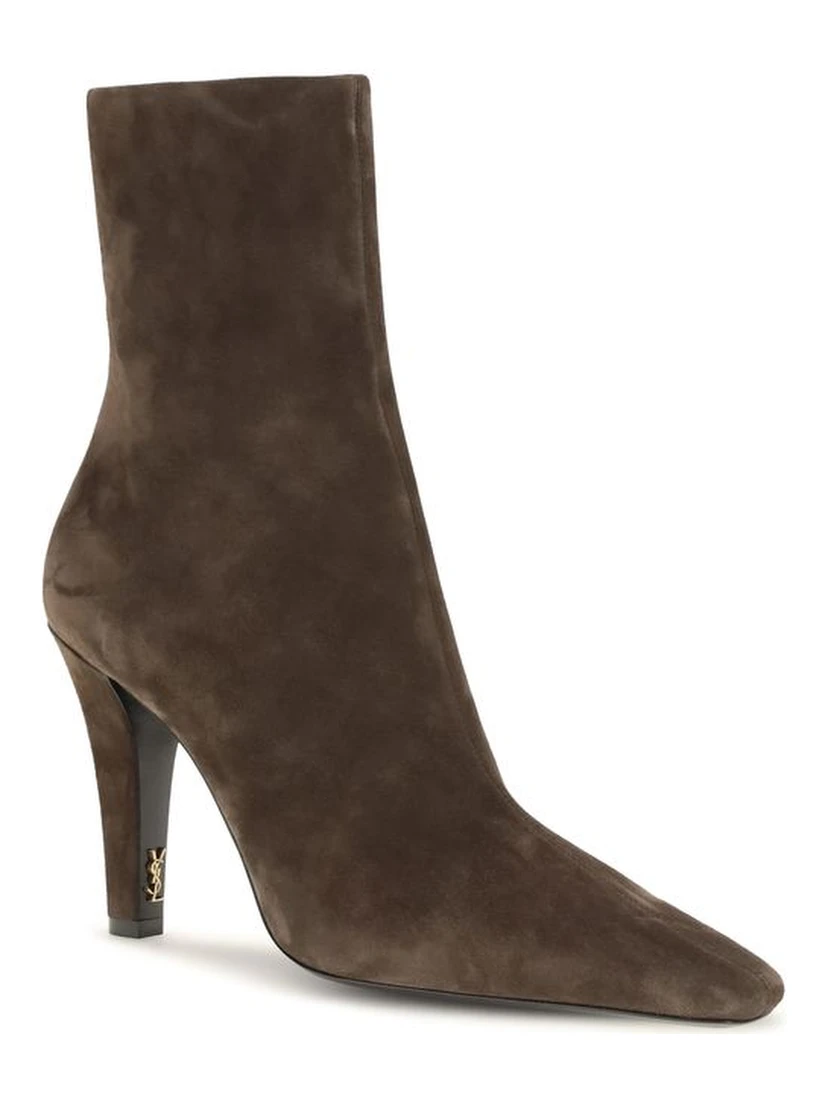 Brown Calf Leather Bos Taurus Ankle Boots