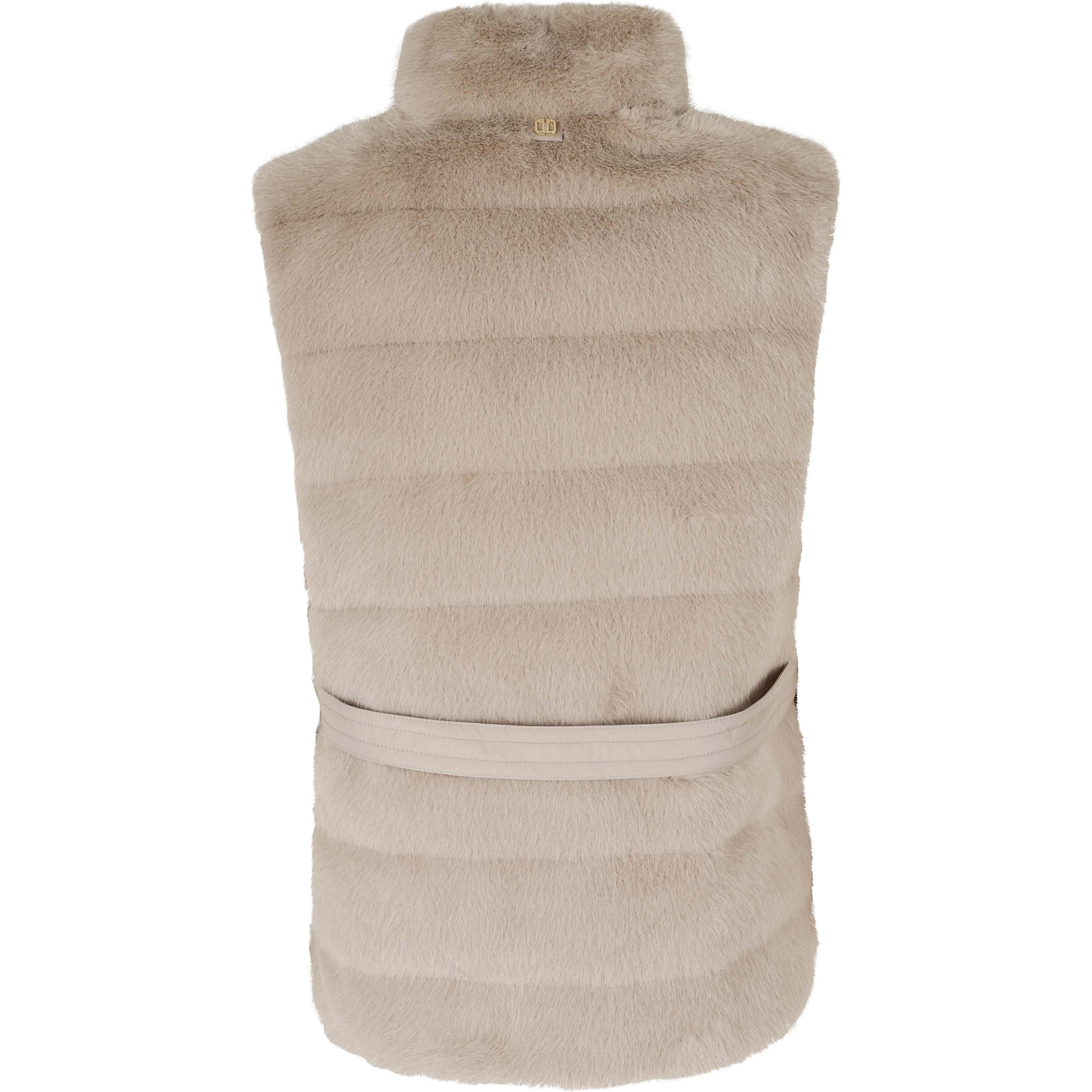 GILET TRAPUNTATO CON TASCHE A TOPPA