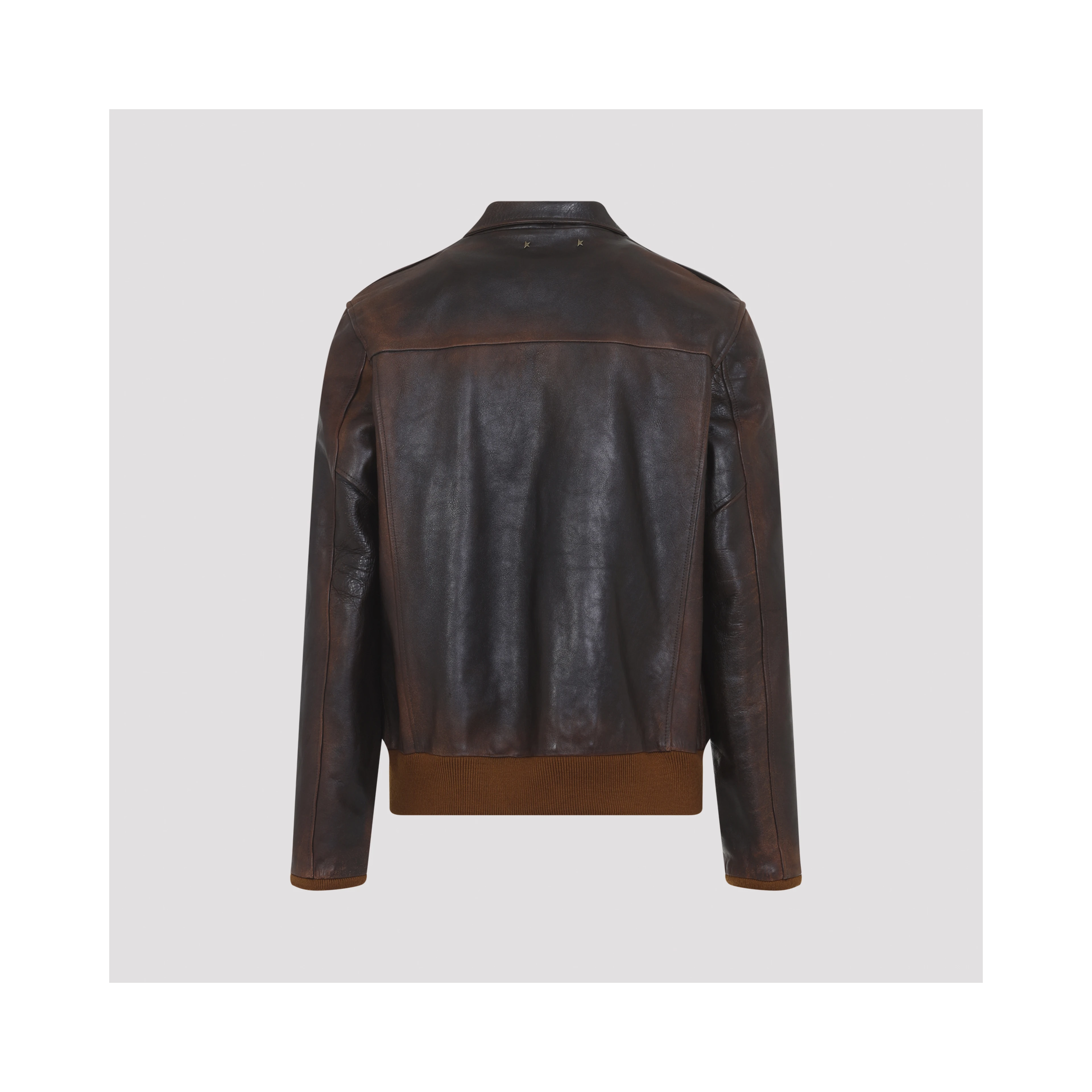 Golden Goose Leather Bomber Jacket