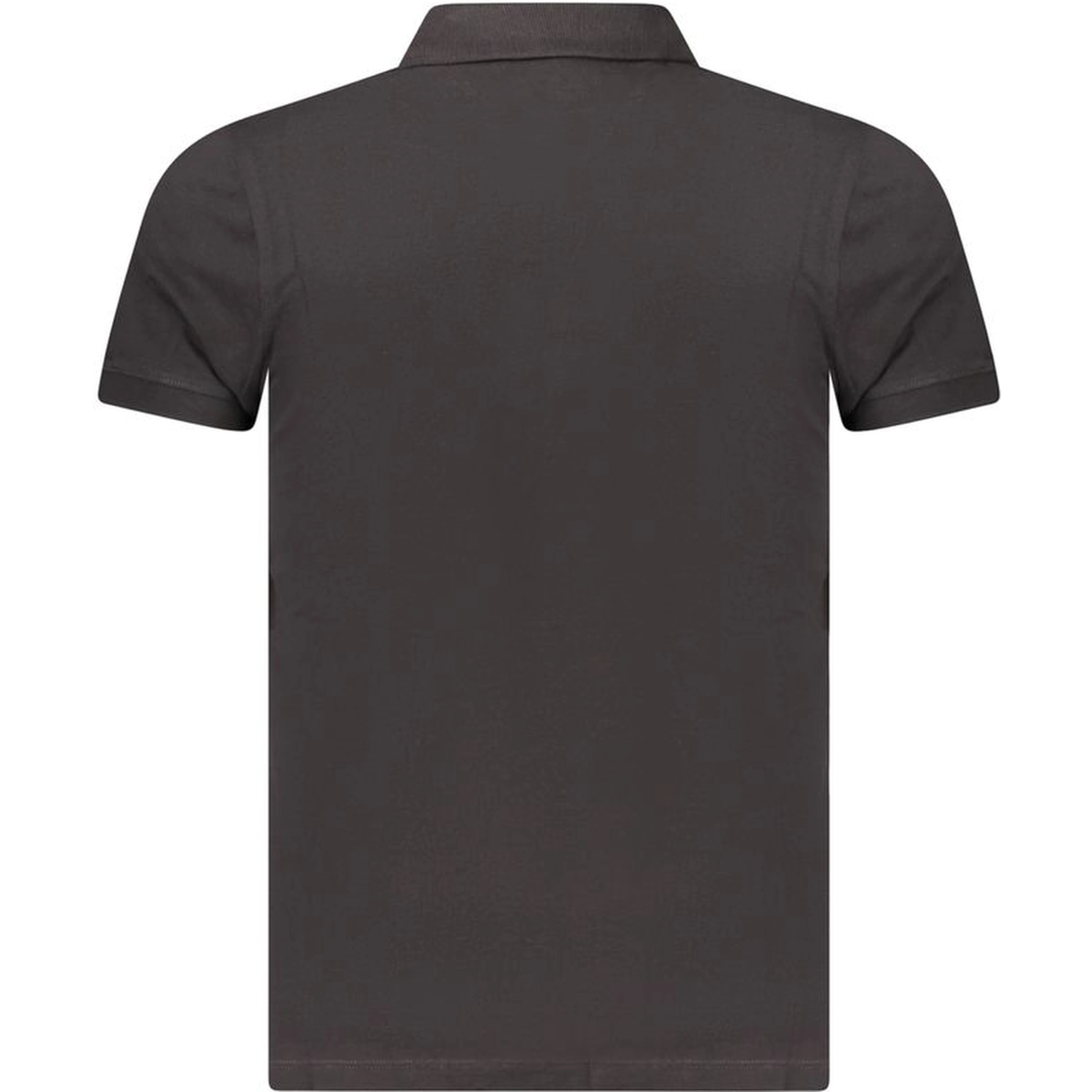 Black Cotton Men's Polo Shirt