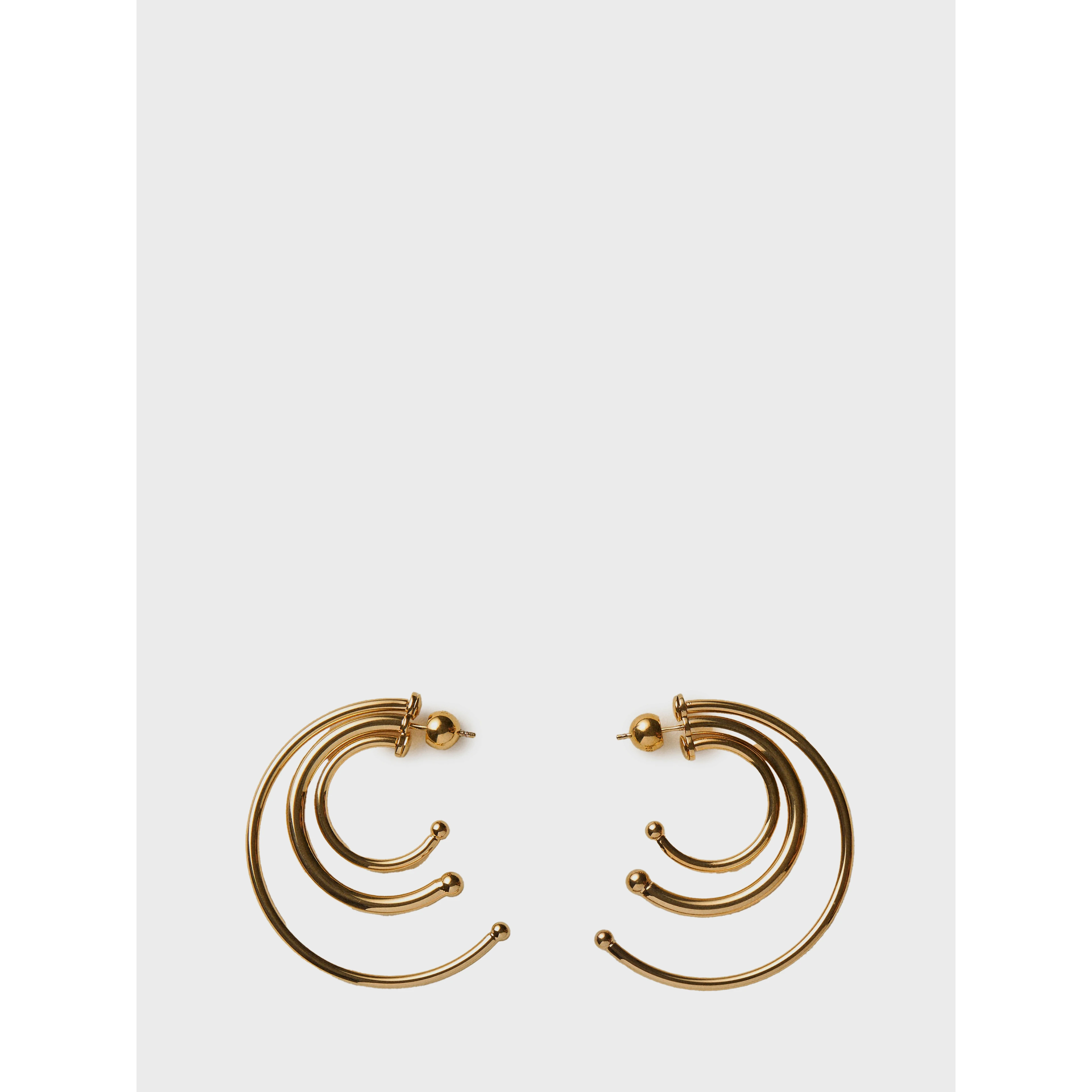 Pierced Solar Hoops earrings small