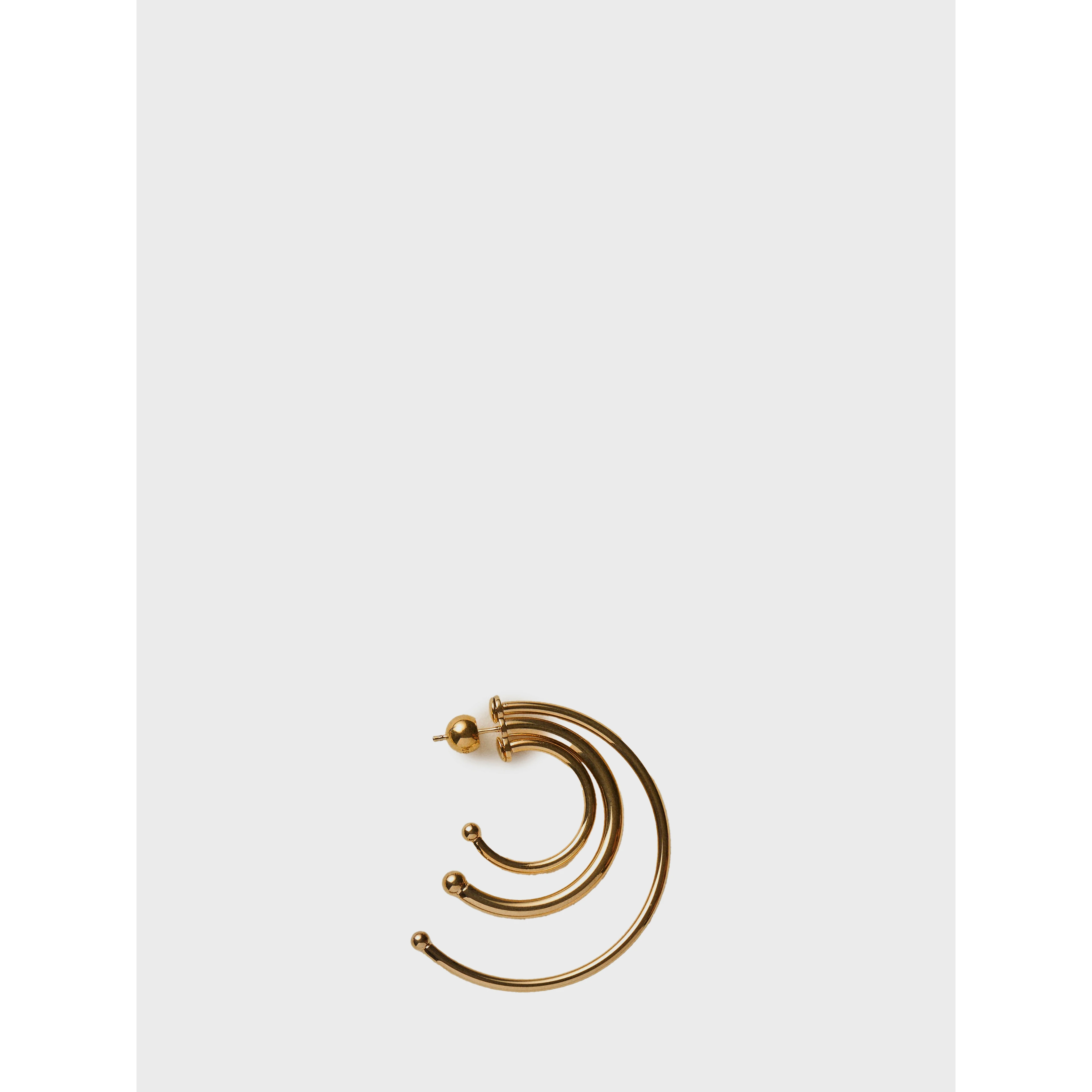 Pierced Solar Hoops earrings small